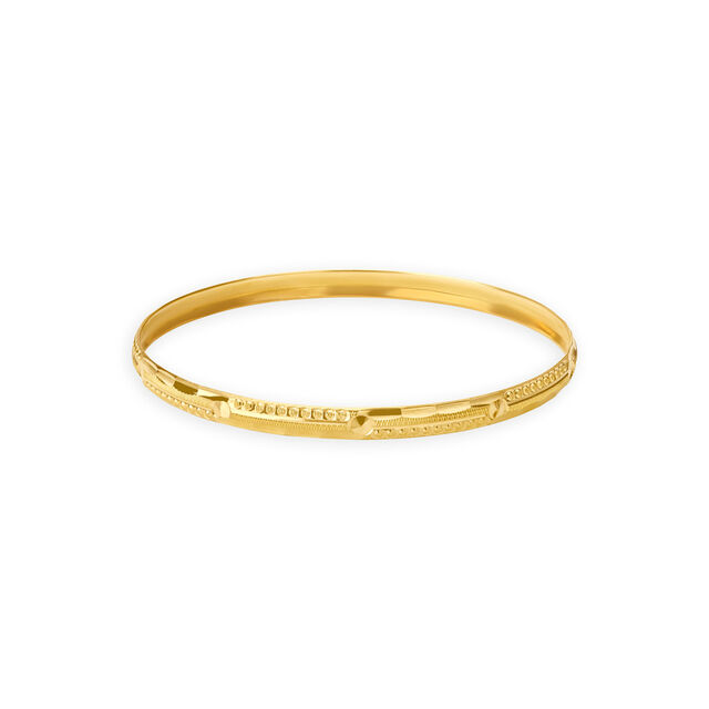 Timeless Detailed Gold Bangle 