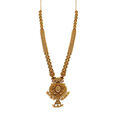 Brilliant 22 Karat Yellow Gold Filigree Haaram,,hi-res 2