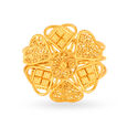 Enchanting Floral Gold Ring,,hi-res 3