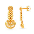 Traditional Gold Drop Earrings 2