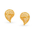 Gold Paisley Studs 
