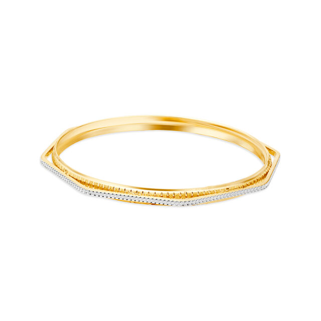 Elegant Gold Bangle 2