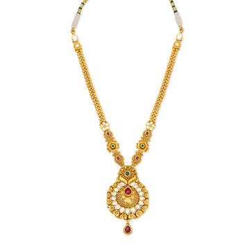 Splendacious Intricate Gold Haaram