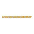 Sophisticated 22 Karat Yellow Gold Oval And Square Link Bracelet,,hi-res 