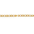 Sophisticated 22 Karat Yellow Gold Oval And Square Link Bracelet,,hi-res 2