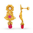 Grand Gold Necklace Set with Stones,,hi-res 4