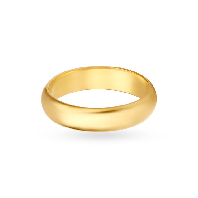 Minimalistic Elegant Gold Ring 2
