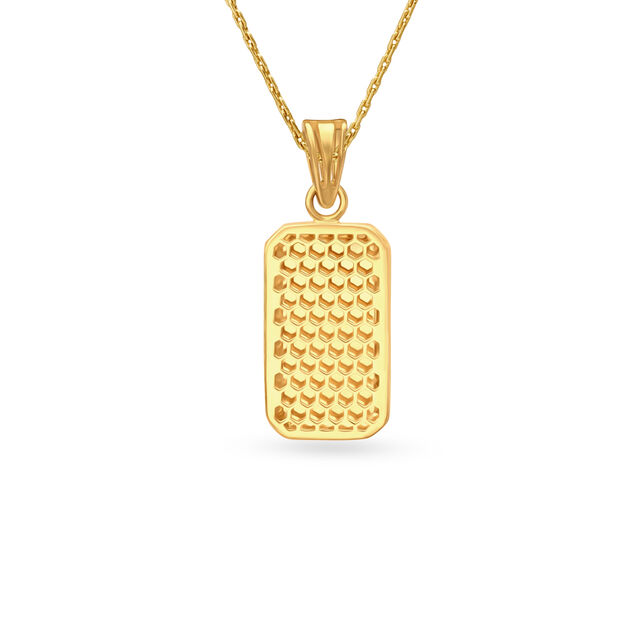 Lord Hanuman Engraved Men's Laser Cut Pendant,,hi-res