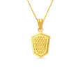 Ganesha Engraved Men's Laser Cut Pendant 2