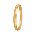 Plain Modern Textured Gold Kada for men 2