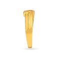Unique 18 Karat Yellow Gold Lightning Finger Ring 3
