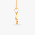 Classy 22 Karat Yellow Gold Geometric Pendant,,hi-res 2