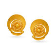 Eccentric Gold Antique Stud Earrings 