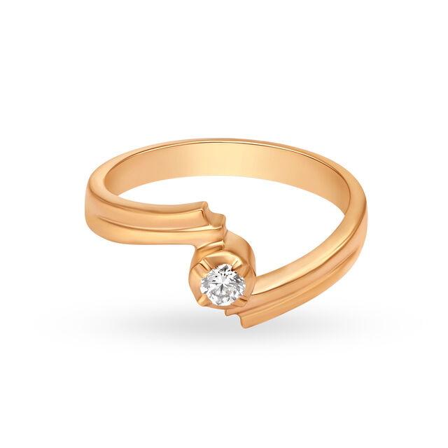 Sculptural Wave Gold Ring,,hi-res