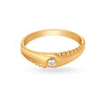 Artistic 22 Karat Yellow Gold And Diamond Band Ring,,hi-res 2