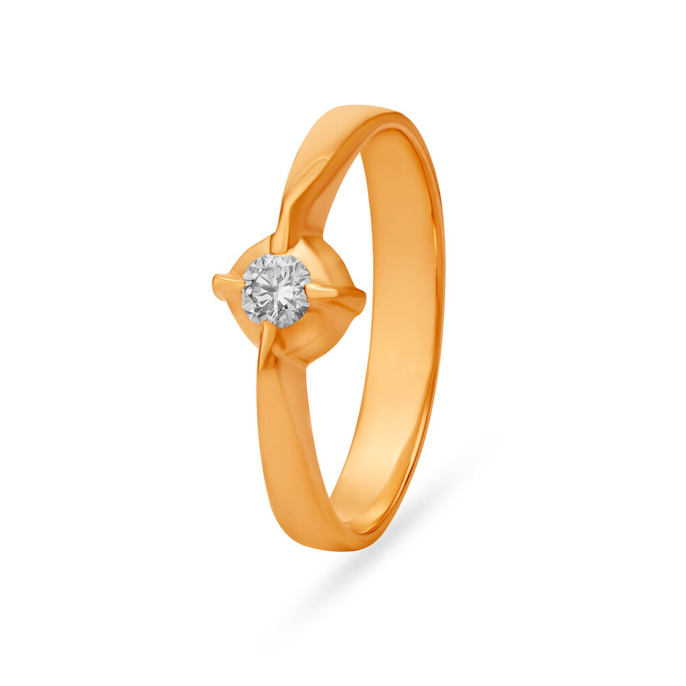 Buy Fancy Single Stone Diamond Finger Ring at Best Price Tanishq US