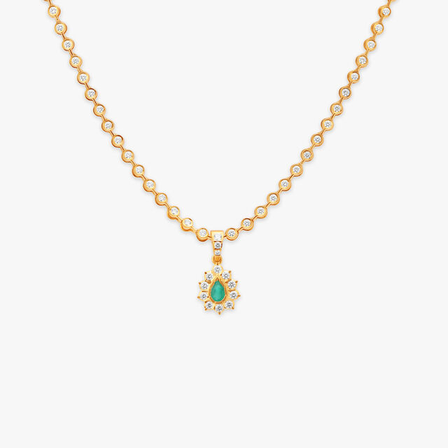 Delicate Diamond Necklace 