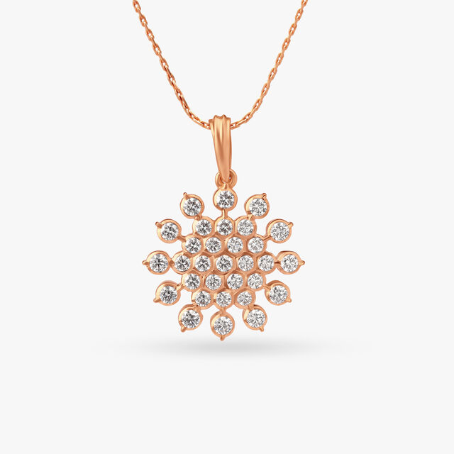 Contemporary Reverie Diamond Pendant 