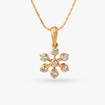 Sleek Beauty Diamond Pendant