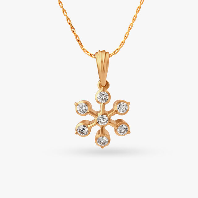Sleek Beauty Diamond Pendant 