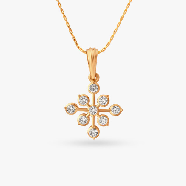 Striking Elegance Diamond Pendant 