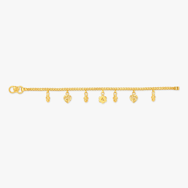 Charming Gold Bracelet for Kids,,hi-res