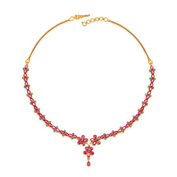 Geetika Emerald and Ruby Neckwear