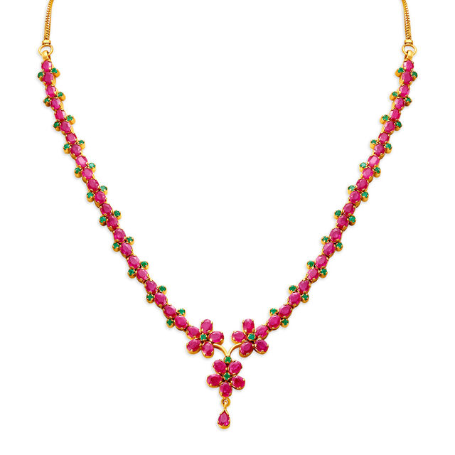 Geetika Emerald and Ruby Neckwear,,hi-res 2