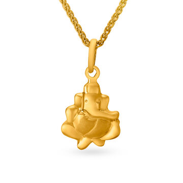 Shree Ganesha Gold Pendant