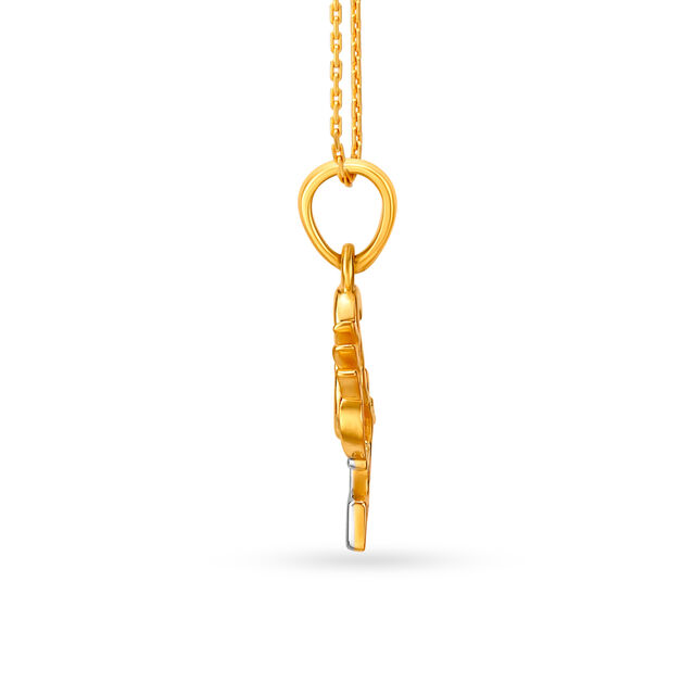 Religious Gold Pendant,,hi-res