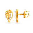 Alluring Gold Fish Studs for Kids 2