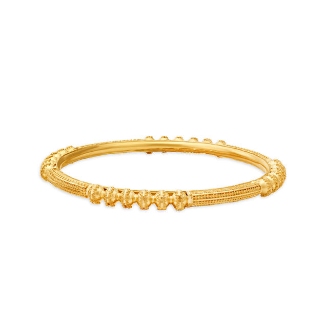 Gorgeous Traditional Gold Bangle,,hi-res 2
