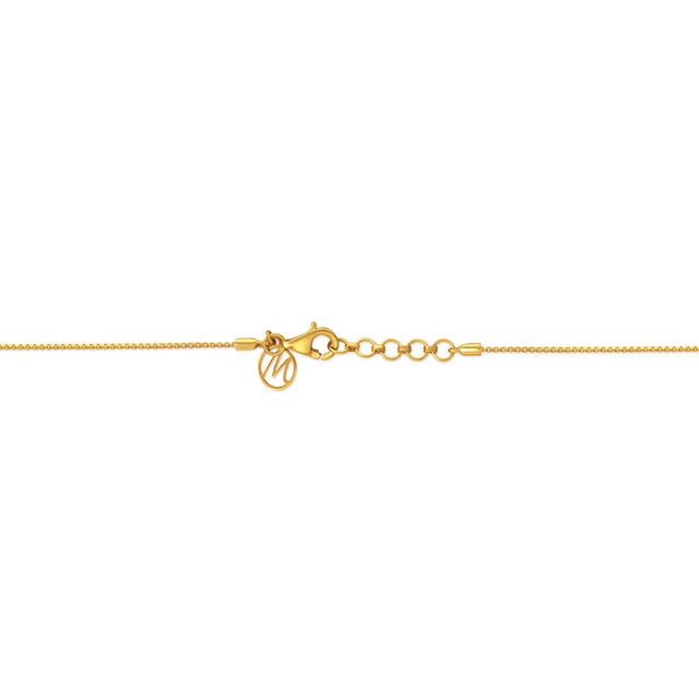 18 KT Yellow Gold Radiant Swinging Chain 2