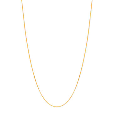 18 KT Yellow Gold Incandescent Groovy Stand Apart Chain