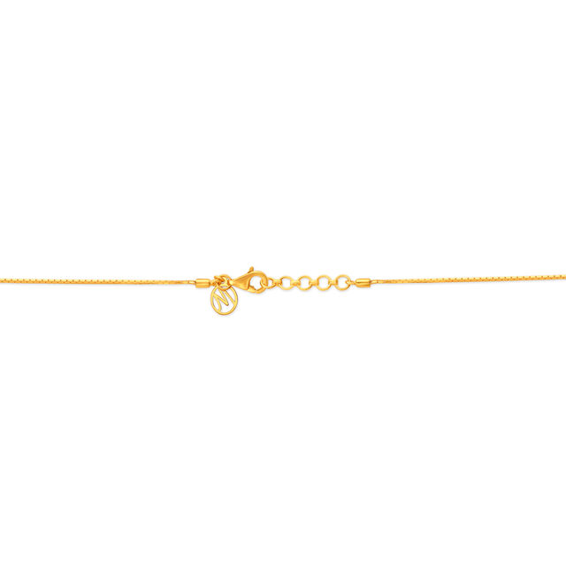 18 KT Yellow Gold Incandescent Groovy Stand Apart Chain,,hi-res 2