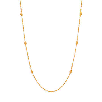 18KT Yellow Gold Urbane Elements Accentuate Revel Worthy Chain