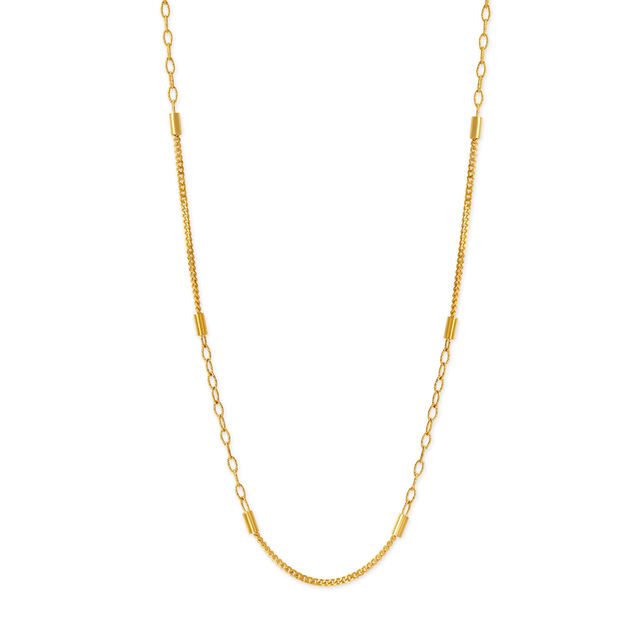 18KT Yellow Gold Dainty Linked Gold Chain 