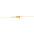18KT Yellow Gold Textured Beaded Chain 2