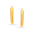 18 KT Yellow Gold Timeless Stylish Hoop Earrings,,hi-res 4