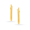 18 KT Yellow Gold Minimalistic Dainty Hoop Earrings,,hi-res 3