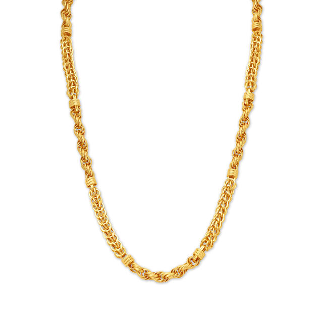 Handmade Flawless Gold Chain For Men 