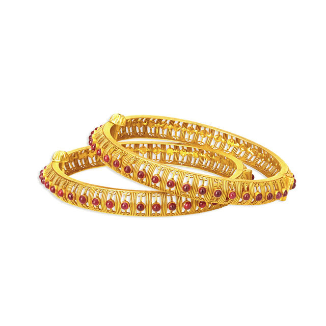 Stunning Antique Gold Bangle