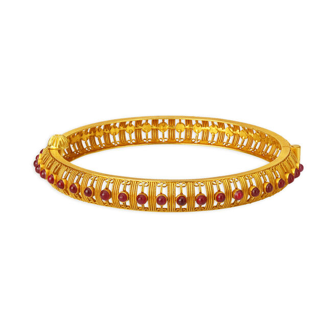 Stunning Antique Gold Bangle