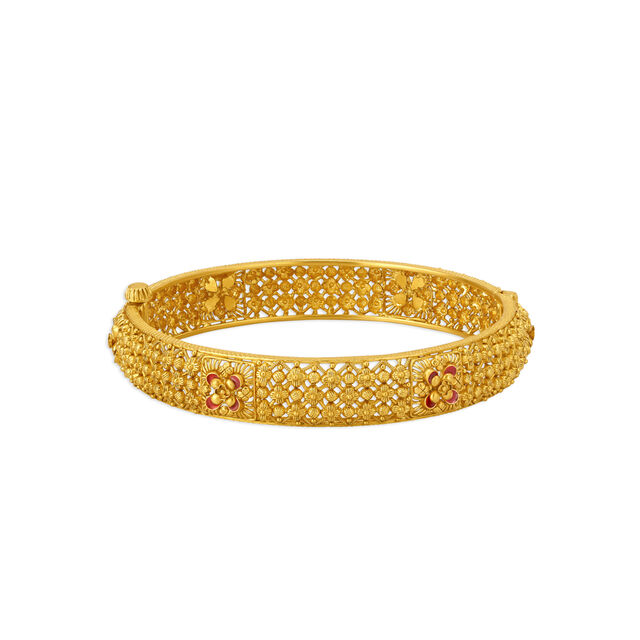 Tanishq Gold Bangle,,hi-res 3