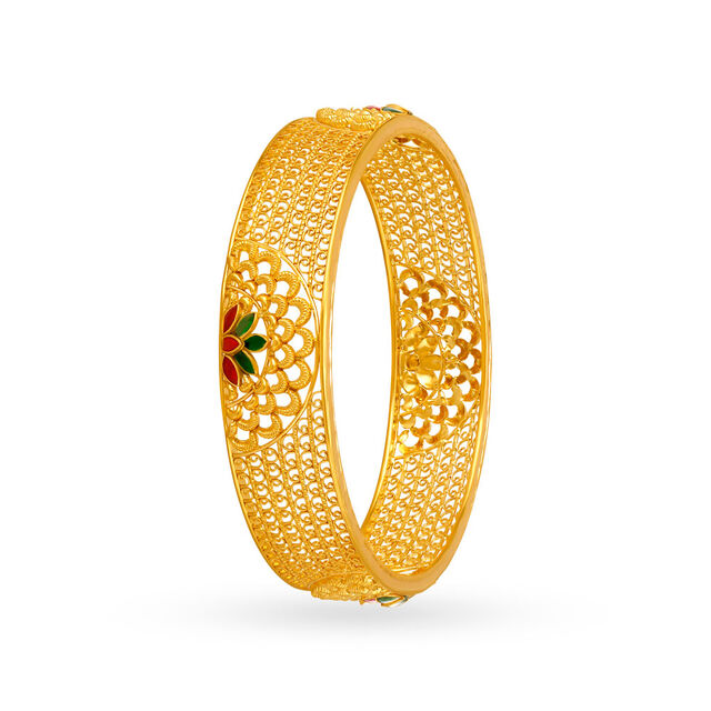 Tanishq Gold Bangle,,hi-res 2