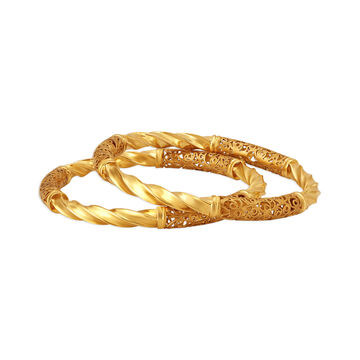 Surreal Antique Gold Bangles
