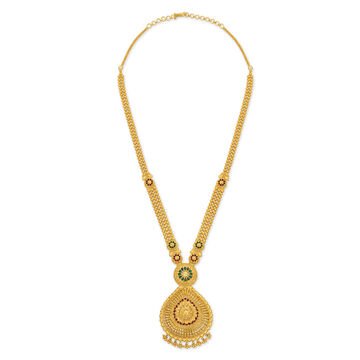 Dazzling Gold Haaram for Brides from Northern India