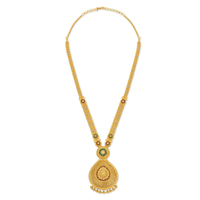 Dazzling Gold Haaram for Brides from Northern India 