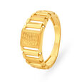 Stylish Gold Mesh Ring for Men,,hi-res 