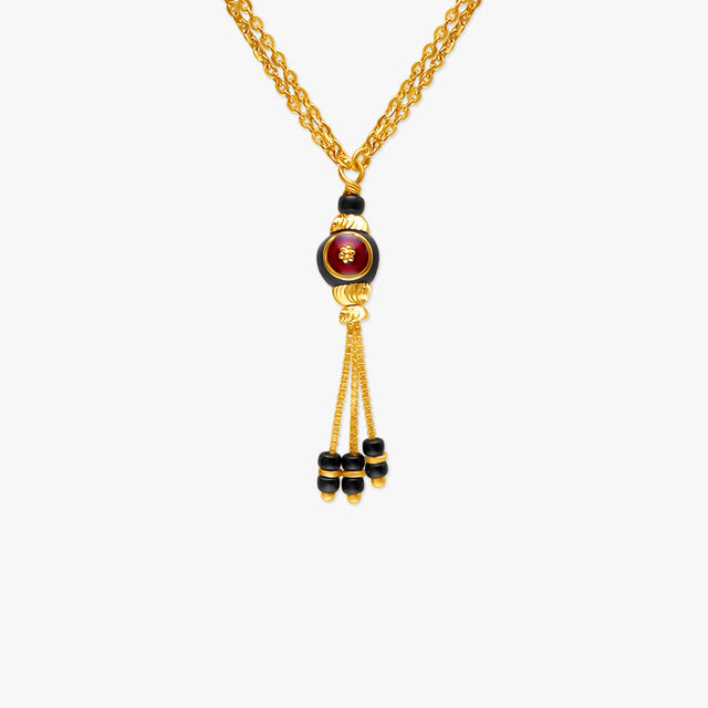 Striking Enamel Mangalsutra